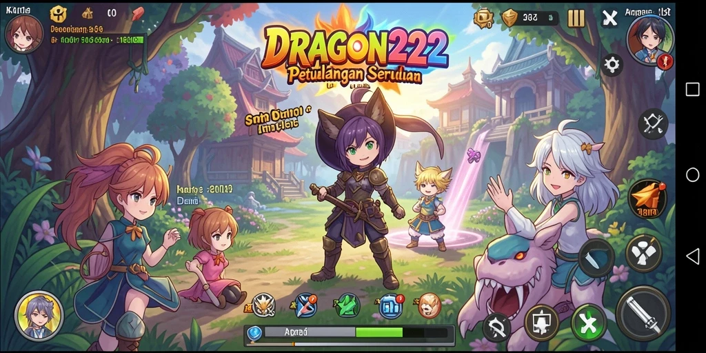 Gameplay seru dengan karakter anime yang menakjubkan.