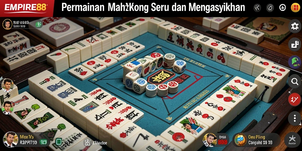 Tampilan utama EMPIRE88 dengan gameplay Mahjong yang seru.