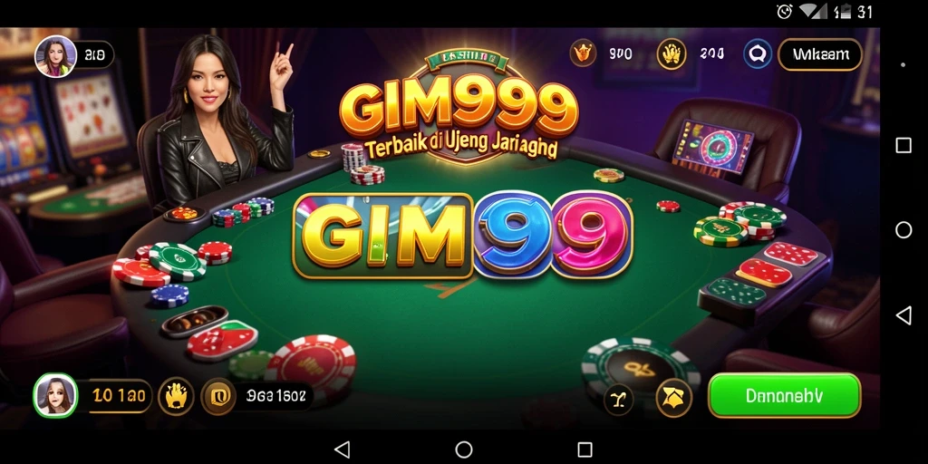 Tampilan gameplay GIM999 yang menegangkan dan seru.