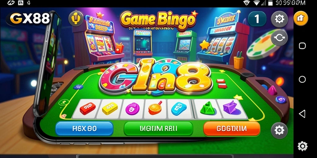 Tampilan gameplay seru dari GX88 dengan berbagai papan Bingo.