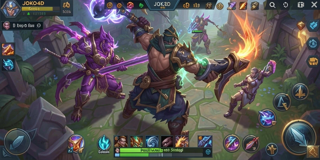 Gameplay seru di JOKO4D dengan karakter aksi.