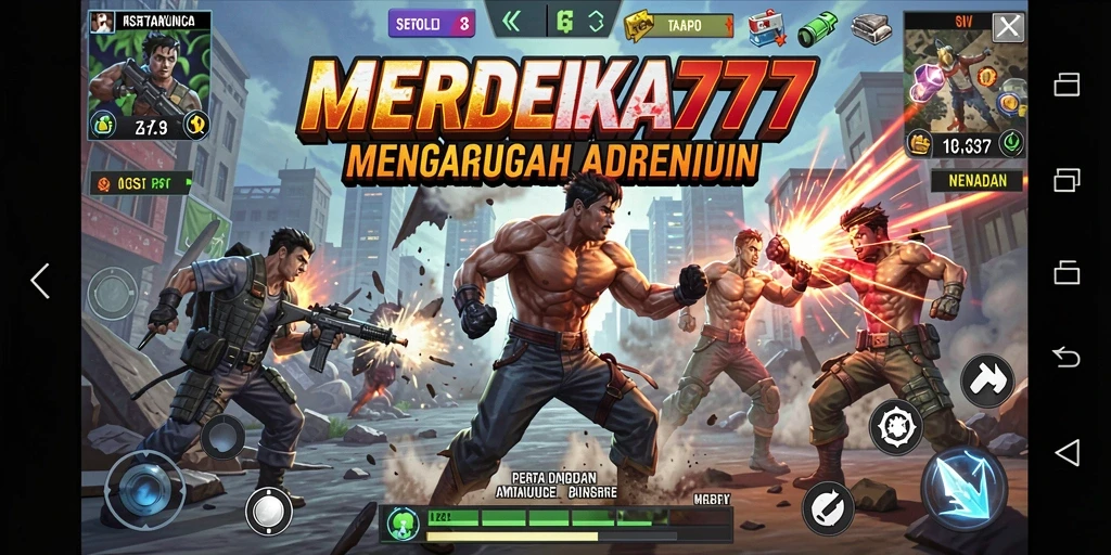 Tangkap aksi mendebarkan dalam gameplay Fighting MERDEKA777.