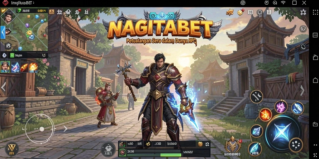 Tampilan gameplay RPG yang mendebarkan dan menantang.