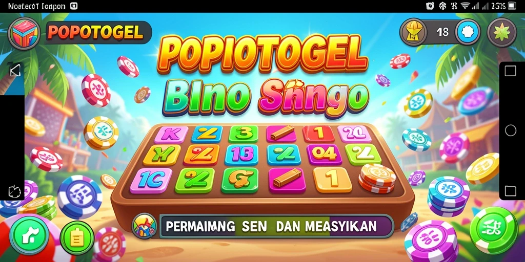 Tampilan screenshot utama yang menunjukkan gameplay Bingo yang seru.