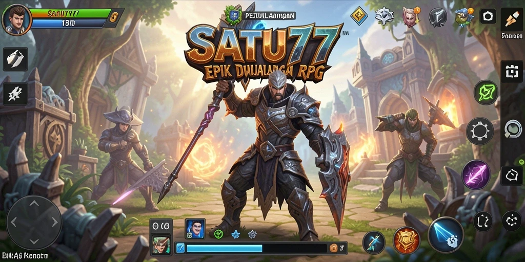 Gameplay SATU77 yang menarik dan penuh strategi dalam RPG.