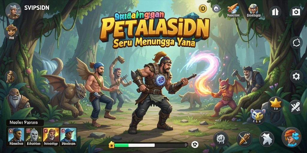 Tampilan gameplay SVIPSIDN yang menakjubkan dan menantang.